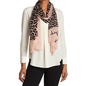🐆 NEW Kate Spade Leopard Print Scarf